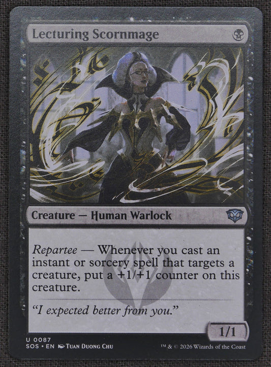 Lecturing Scornmage SOS #87 Regular from Songs of the Spheres.