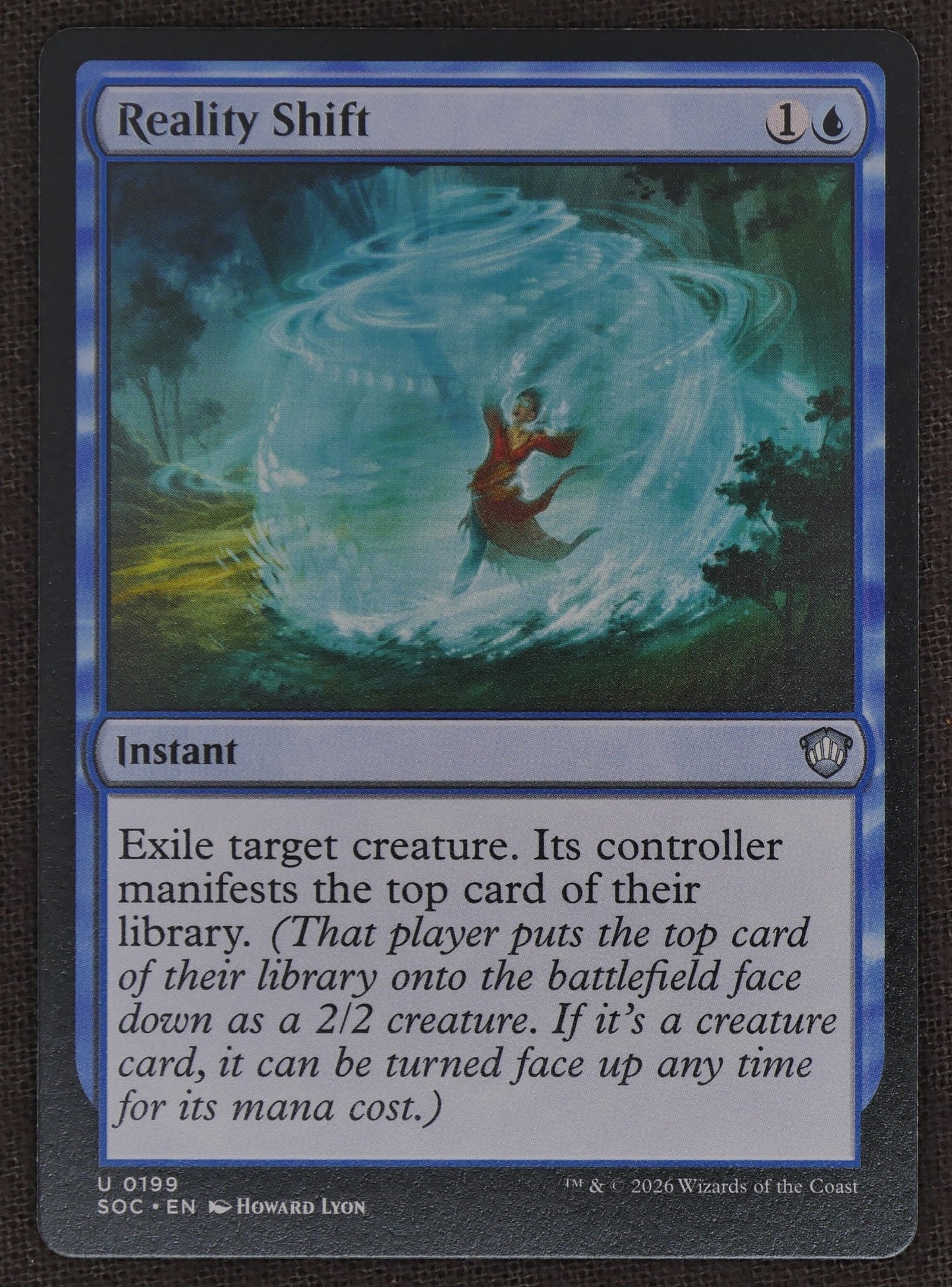 Reality Shift #199 regular finish from Shadows Over Commander.