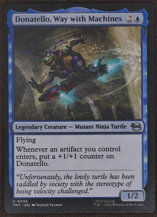 Donatello, Way with Machines #38 regular finish from Teenage Mutant Ninja Turtles.