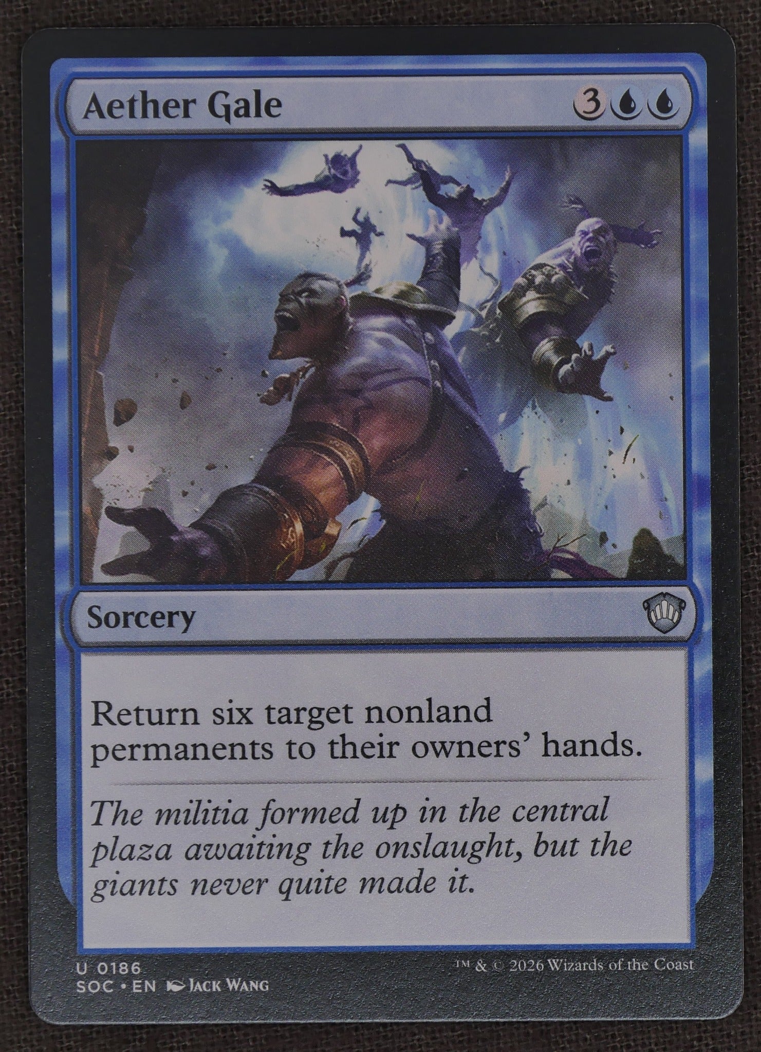 Aether Gale #186 regular finish from Secrets of Chandra.