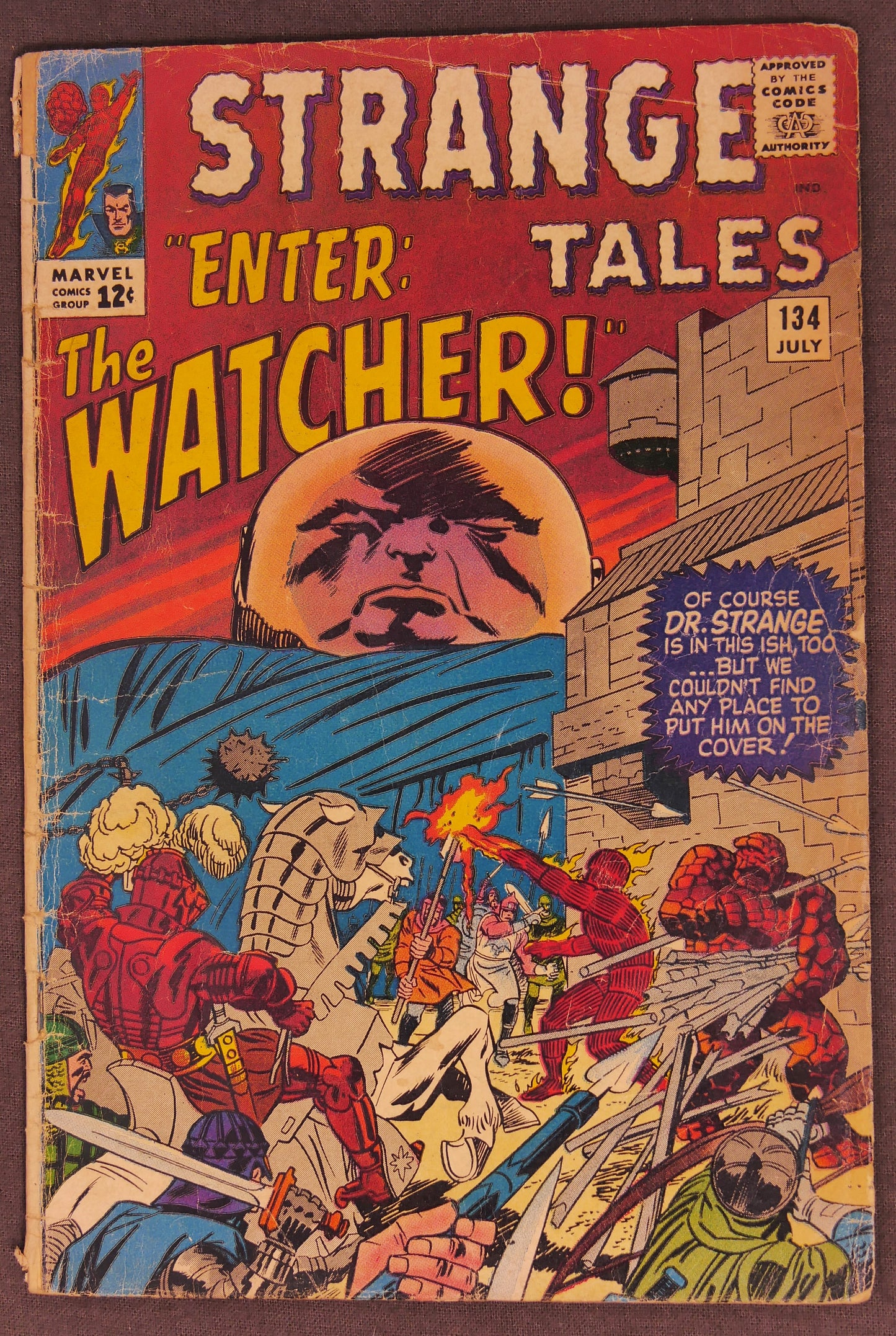 Strange Tales Marvel 4 Comic Lot #98 #109 #117 #134 Silver Age