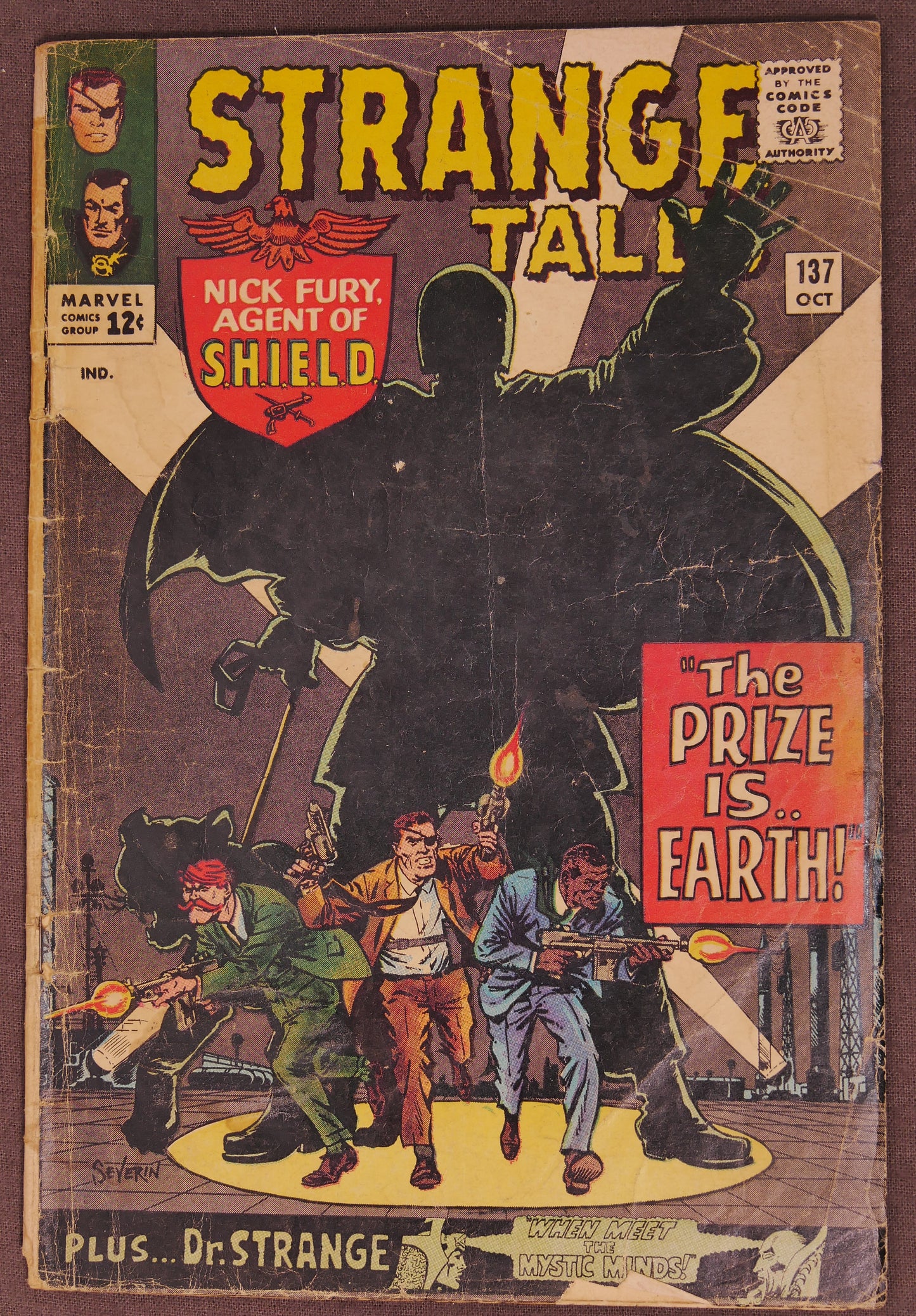 Strange Tales #151 #137 Nick Fury Doctor Strange Marvel Silver Age Comic Lot