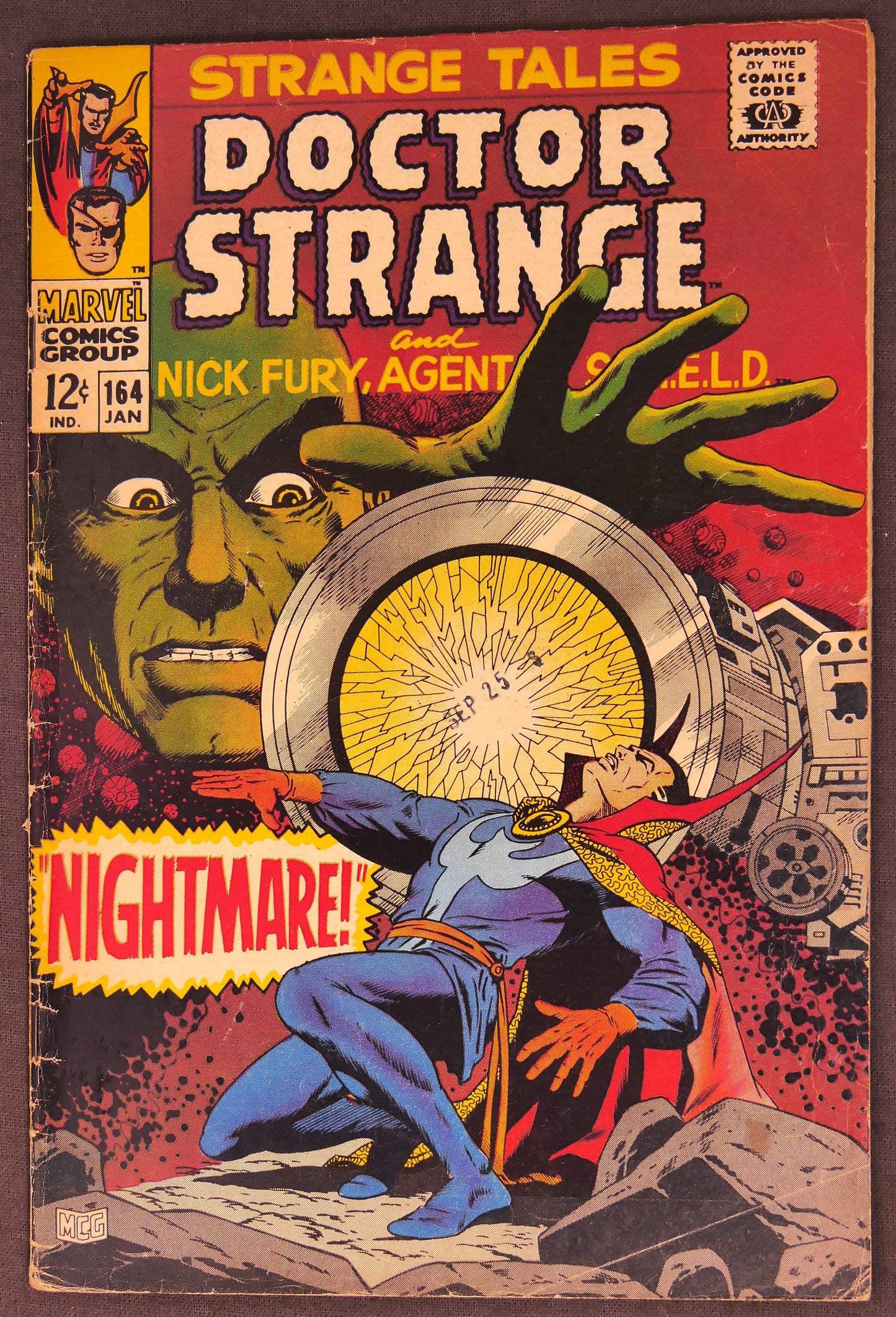 Strange Tales #164 #168 Doctor Strange Silver Age Marvel Comic Lot 1968