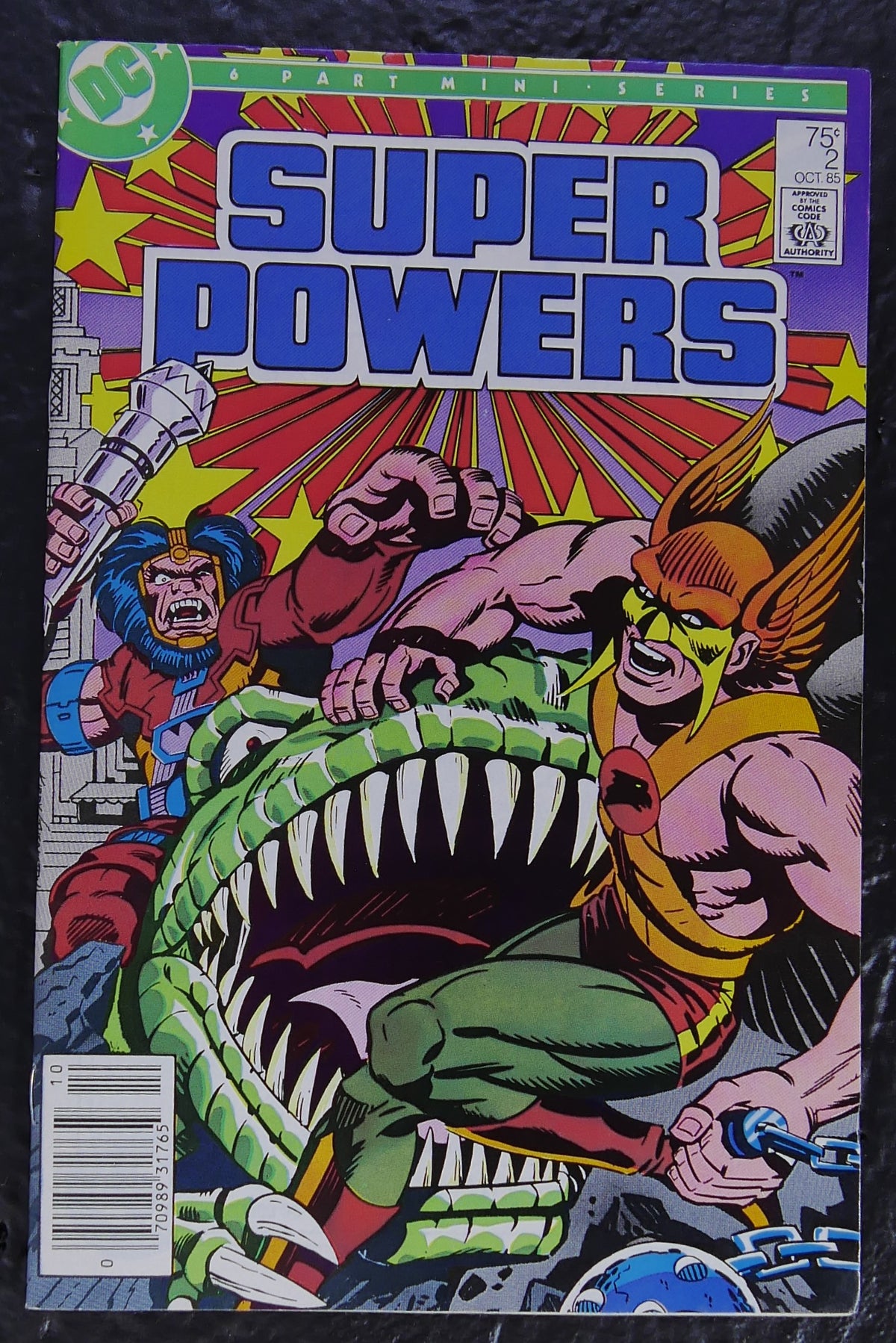 Super Powers 2 DC October 1985 Darkseid Hawkman comic DM Vault Co