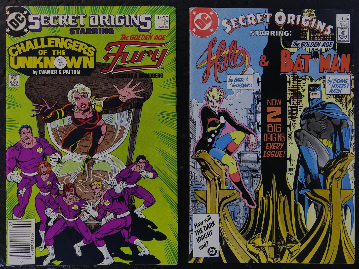 5 Comic Lot Secret Origins #12 #22 #23 #26 #36 DC Batman Black Lightning