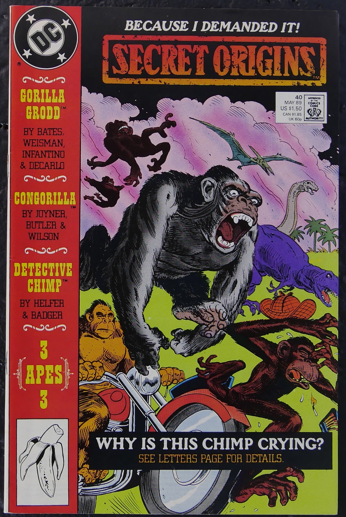3 Comic Lot Secret Origins #36 #39 #40 DC 1989 Poison Ivy Man-Bat Grodd