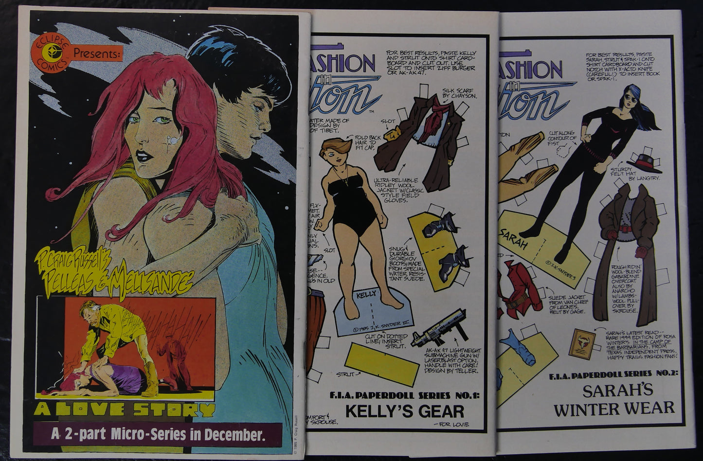 Scout #2-4 Comic Book Lot Eclipse 1985-1986 Timothy Truman