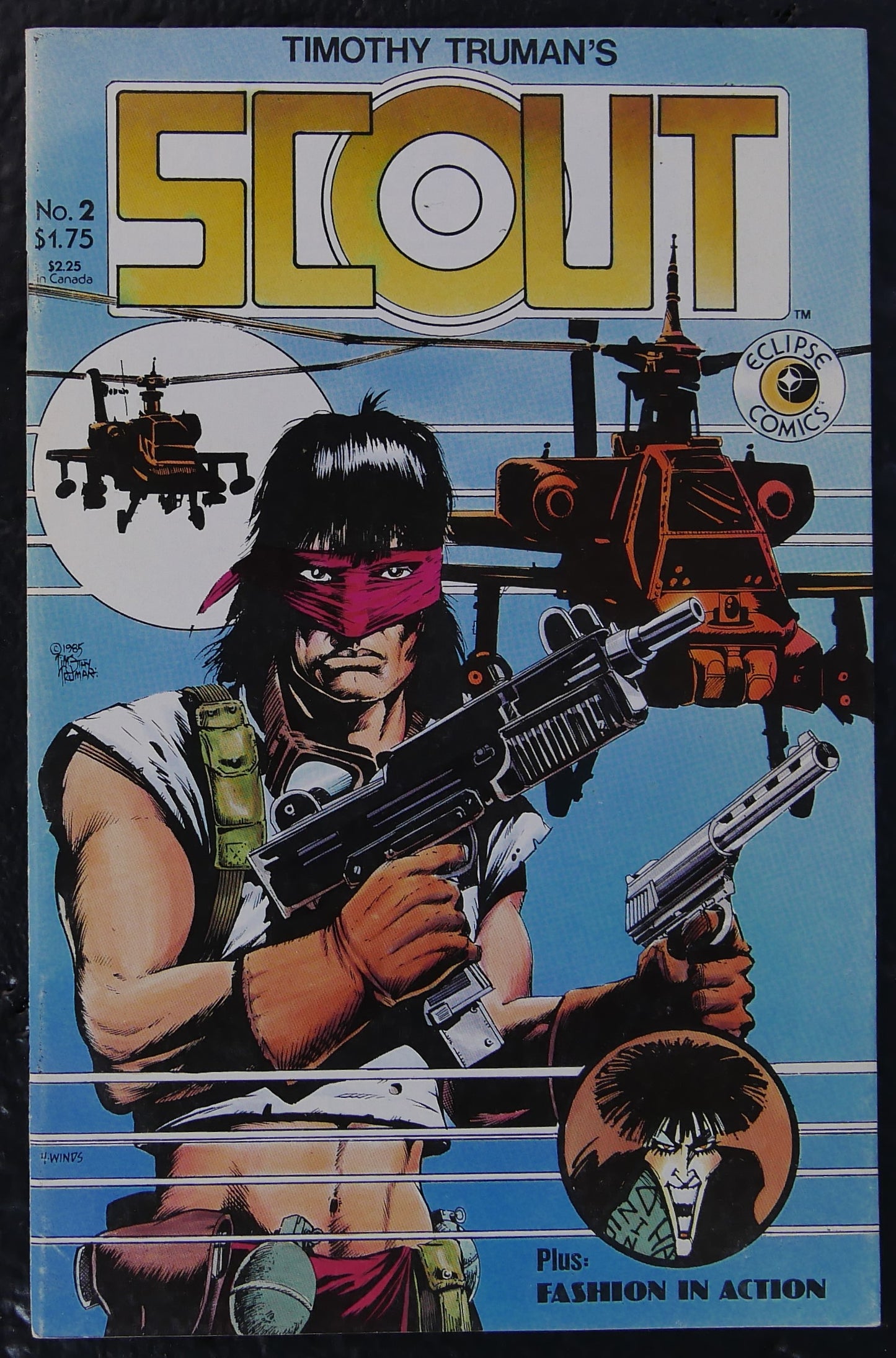 Scout #2-4 Comic Book Lot Eclipse 1985-1986 Timothy Truman