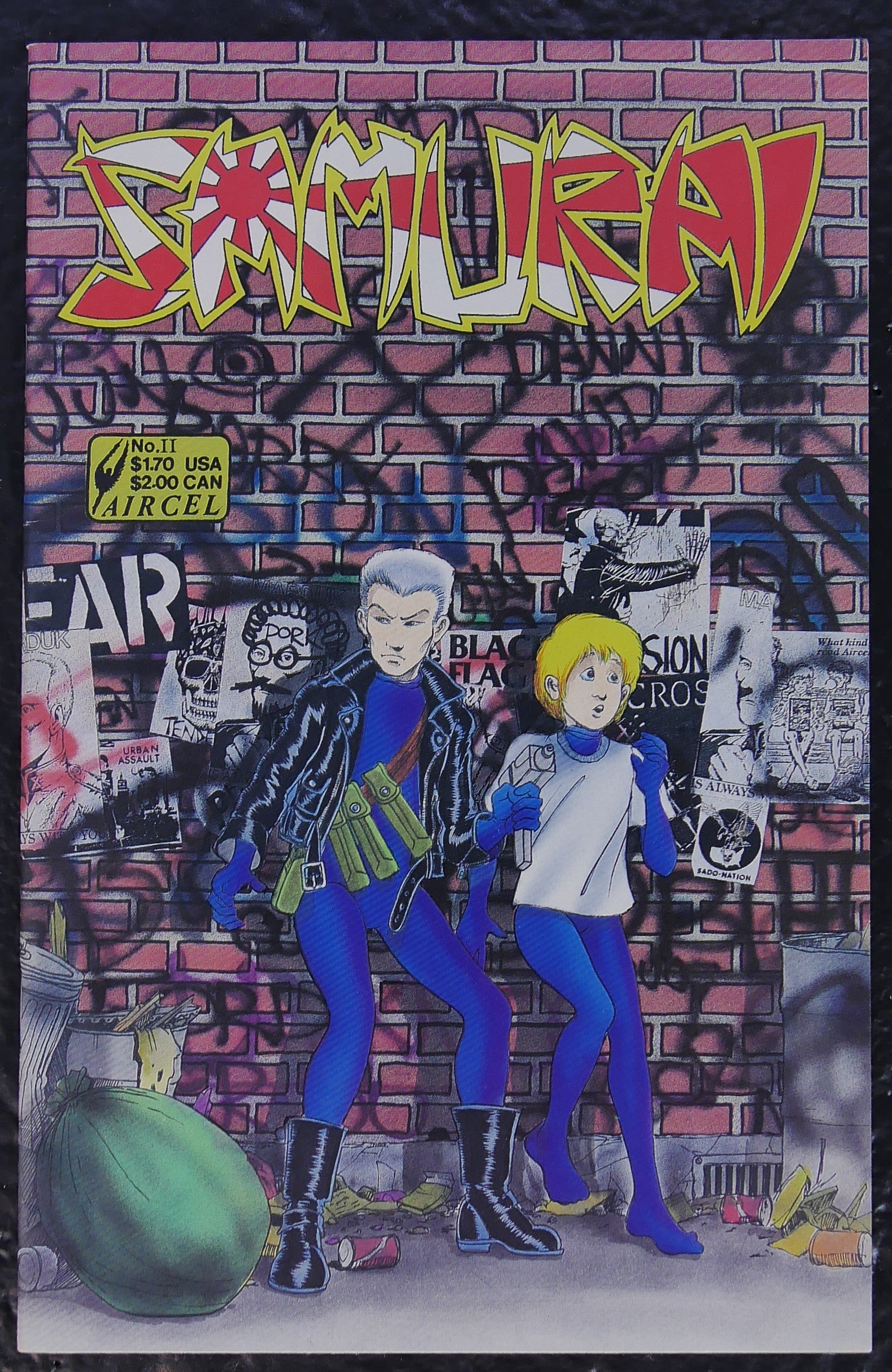 Samurai #11 (1985) Aircel Publishing comic book cover