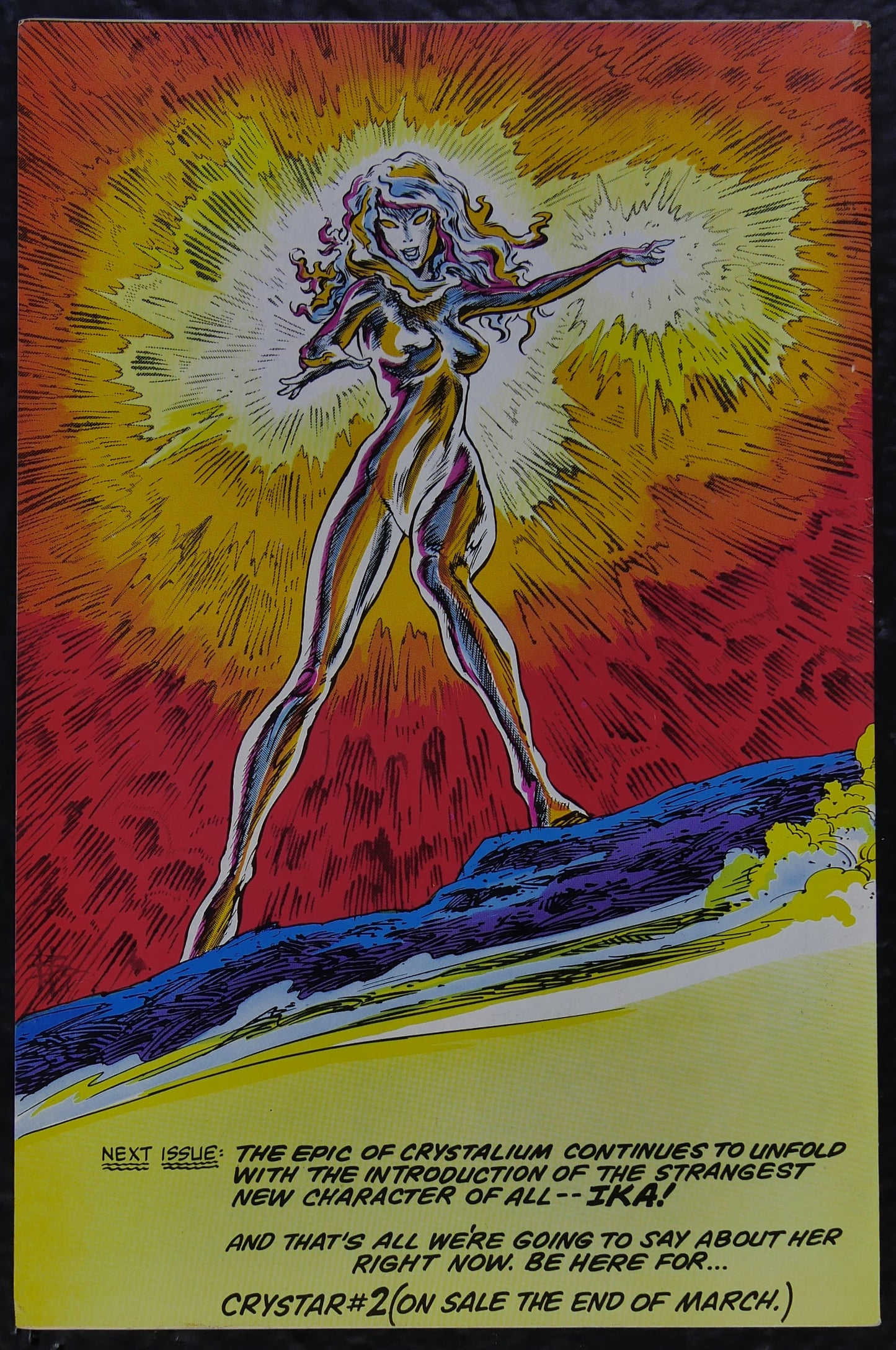 The Saga of Crystar Crystal Warrior #1 1st Crystar Marvel 1983