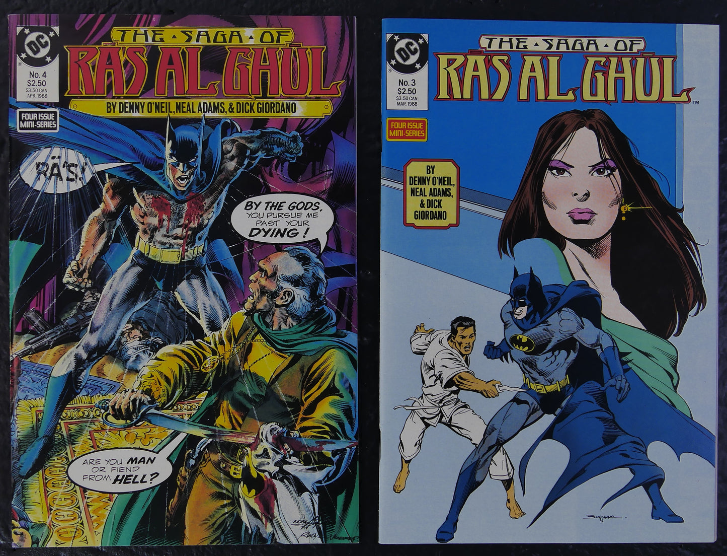 Saga of Ra's al Ghul 1-4 DC Comics 1988 4 Comic Lot Batman Denny O'Neil