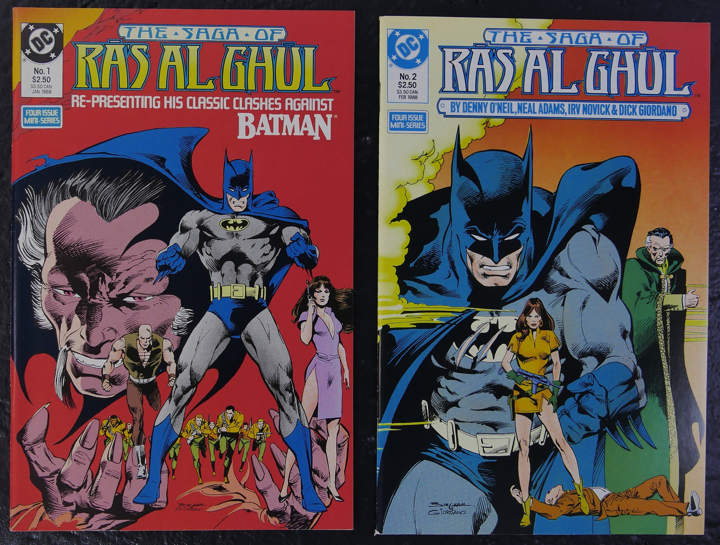 Saga of Ra's al Ghul 1-4 DC Comics 1988 4 Comic Lot Batman Denny O'Neil