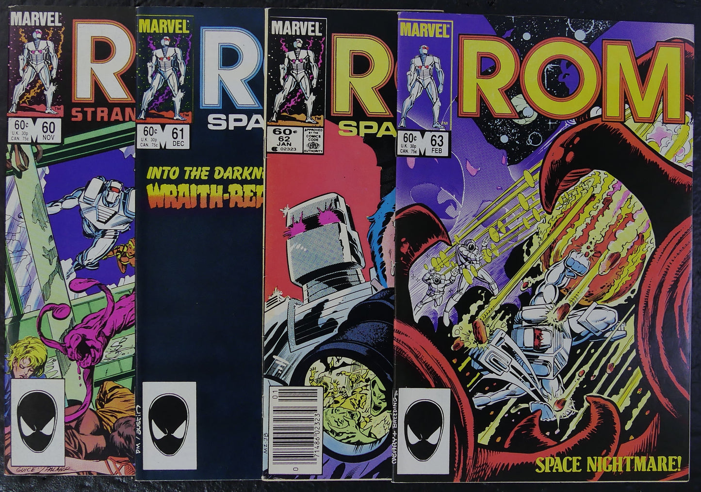 ROM #60-63 Wraith War Build-Up Marvel 1984-1985