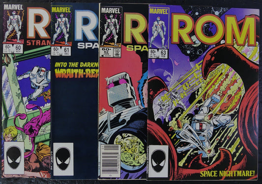 ROM #60-63 Wraith War Build-Up Marvel 1984-1985