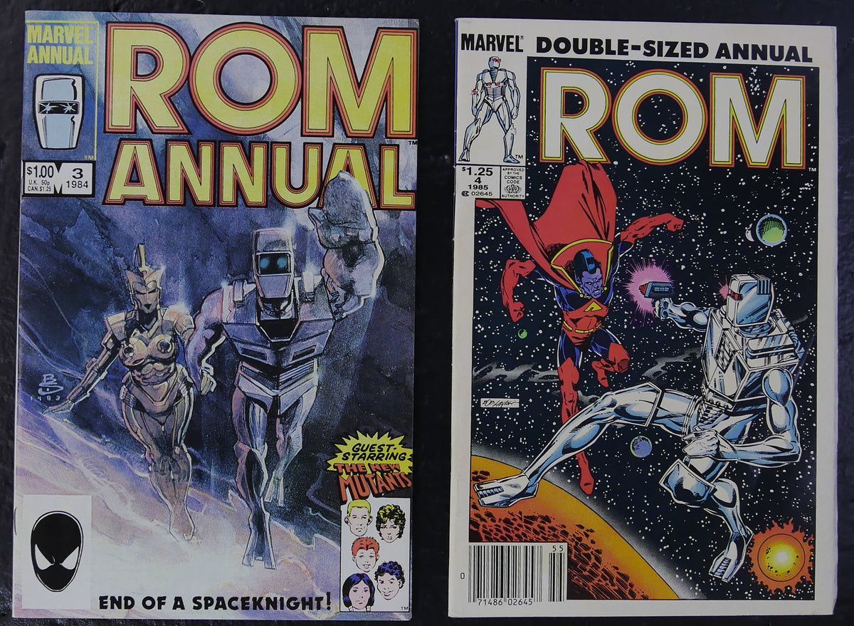 ROM Annual #1-4 Complete Annual Run Marvel Comics Lot 1982-1985
