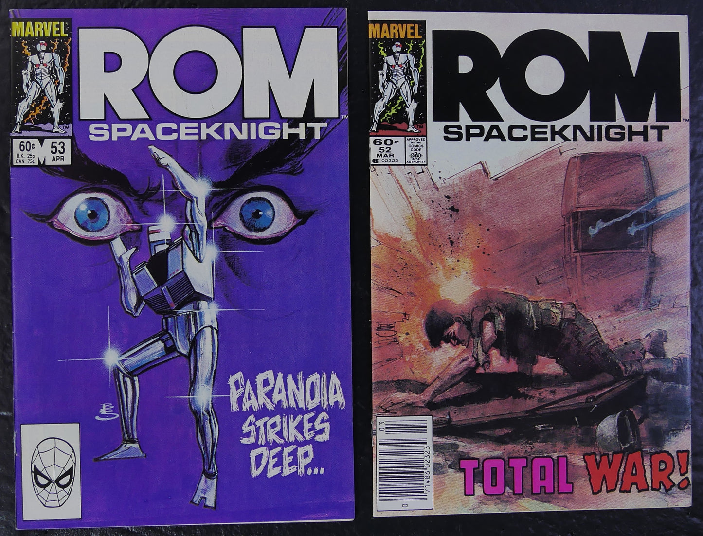 ROM #50-53 Dire Wraith Origin & Wraith War Marvel 1984