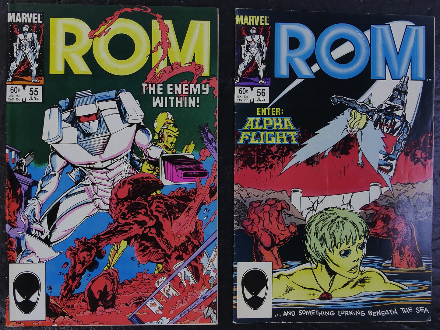 ROM #55-59 Wraith War: Alpha Flight & Ant-Man Marvel 1984