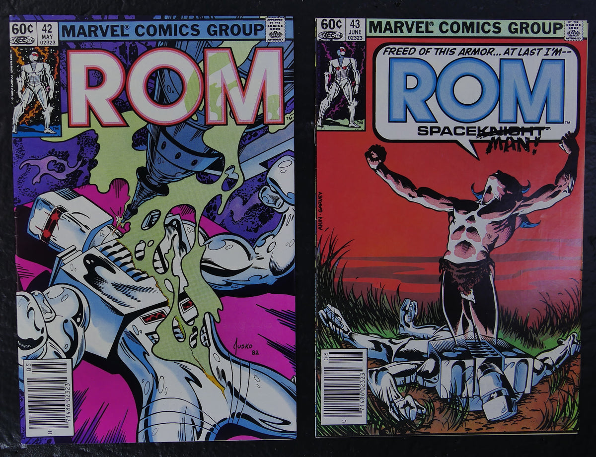 ROM #42-45 Human Again & Soviet Super-Soldiers Marvel 1983