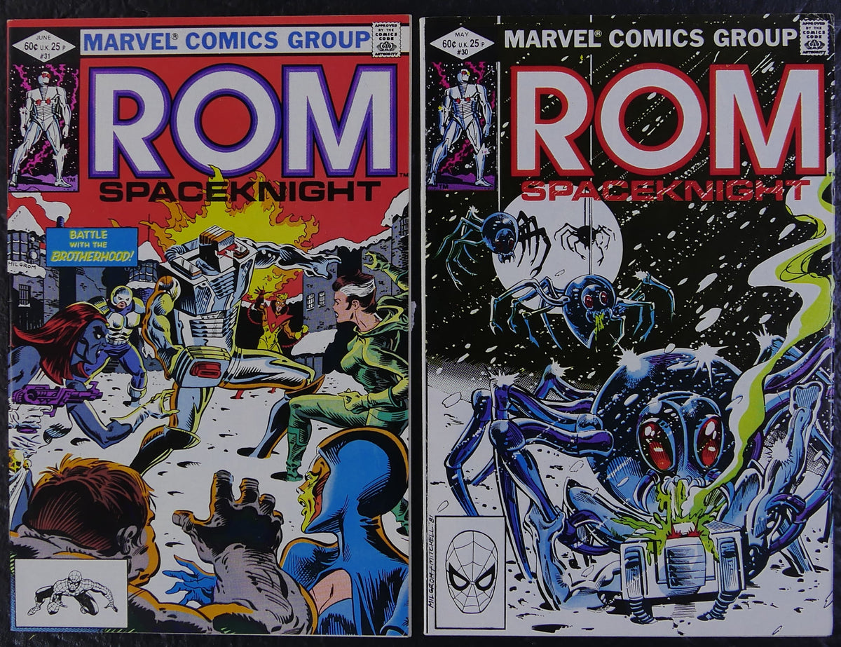 ROM #30-33 Rogue Mystique Brotherhood Sal Buscema Marvel 1982 4-Comic Lot