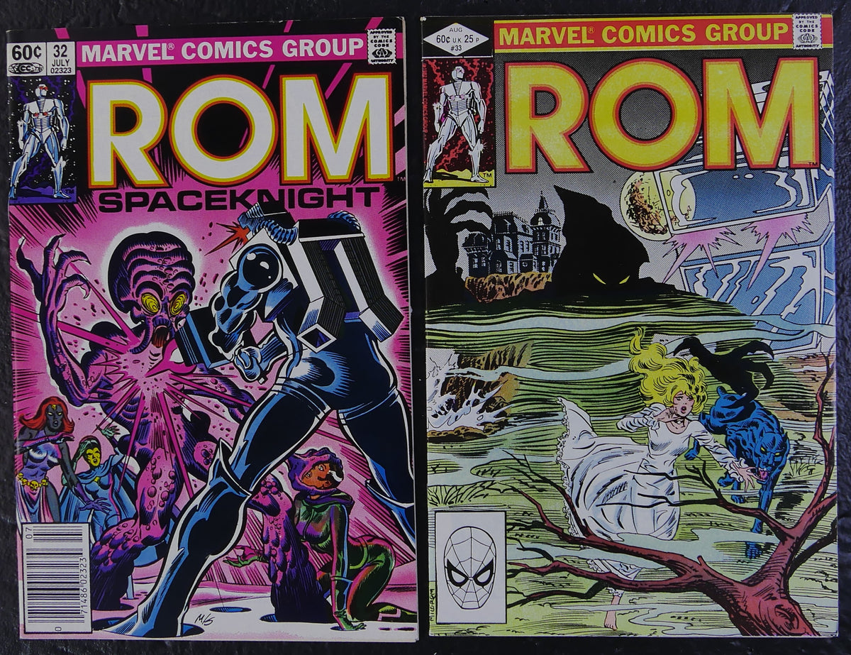 ROM #30-33 Rogue Mystique Brotherhood Sal Buscema Marvel 1982 4-Comic Lot
