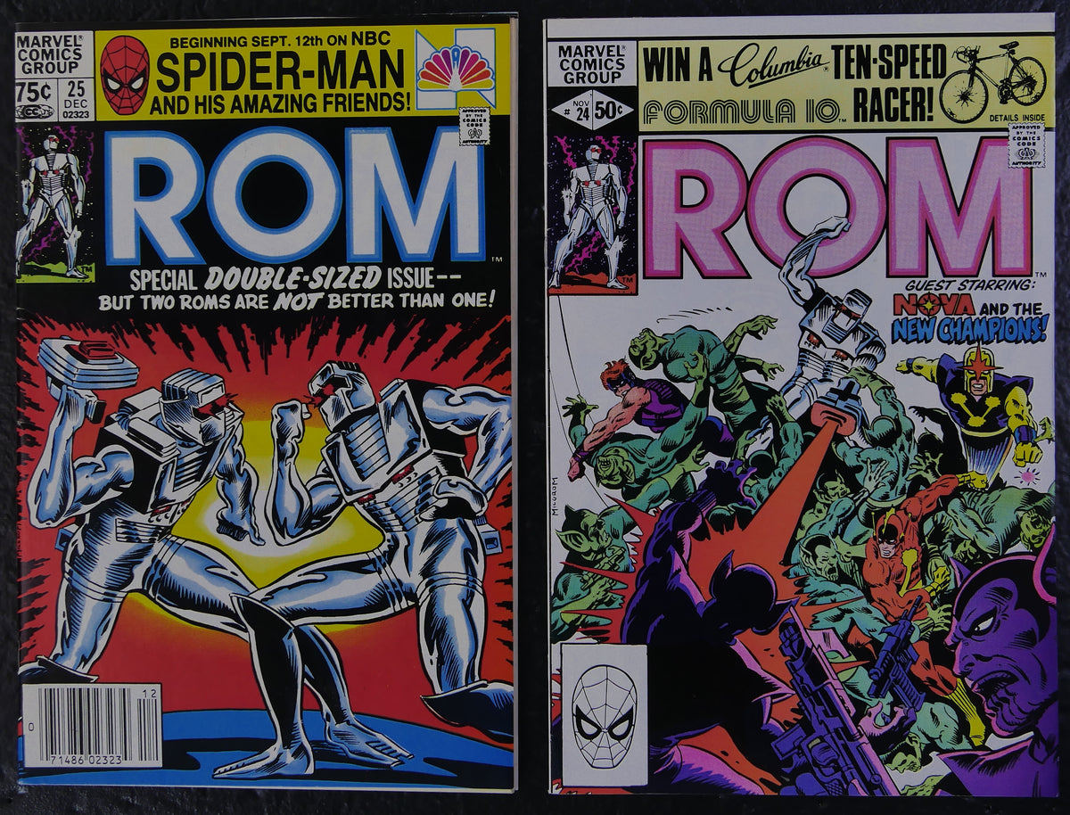 ROM #24-27 Galactus Sal Buscema Marvel 1981-1982 4-Comic Lot