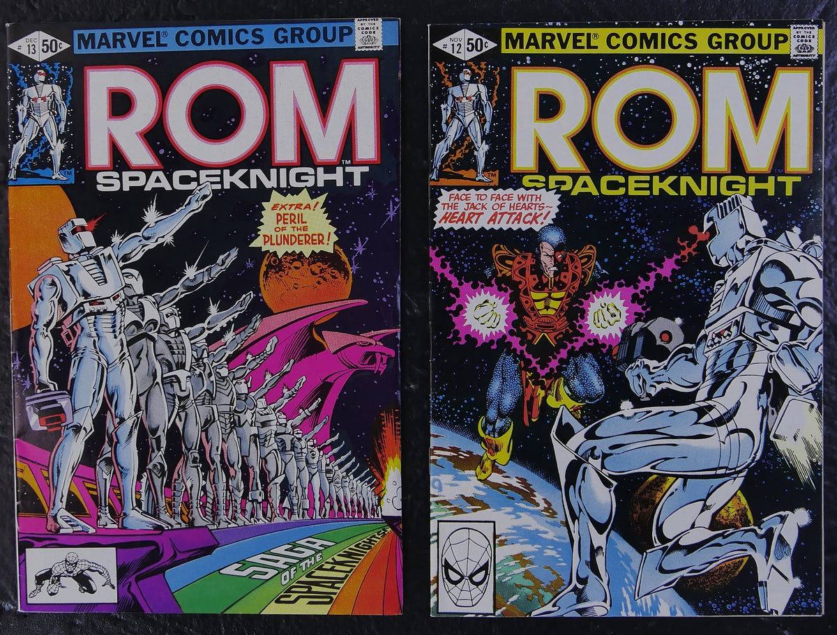 ROM #10-13 Michael Golden Covers Sal Buscema Art Marvel 1980 4-Comic Lot