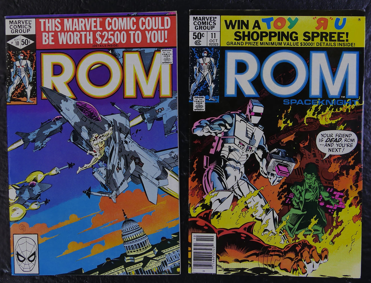 ROM #10-13 Michael Golden Covers Sal Buscema Art Marvel 1980 4-Comic Lot