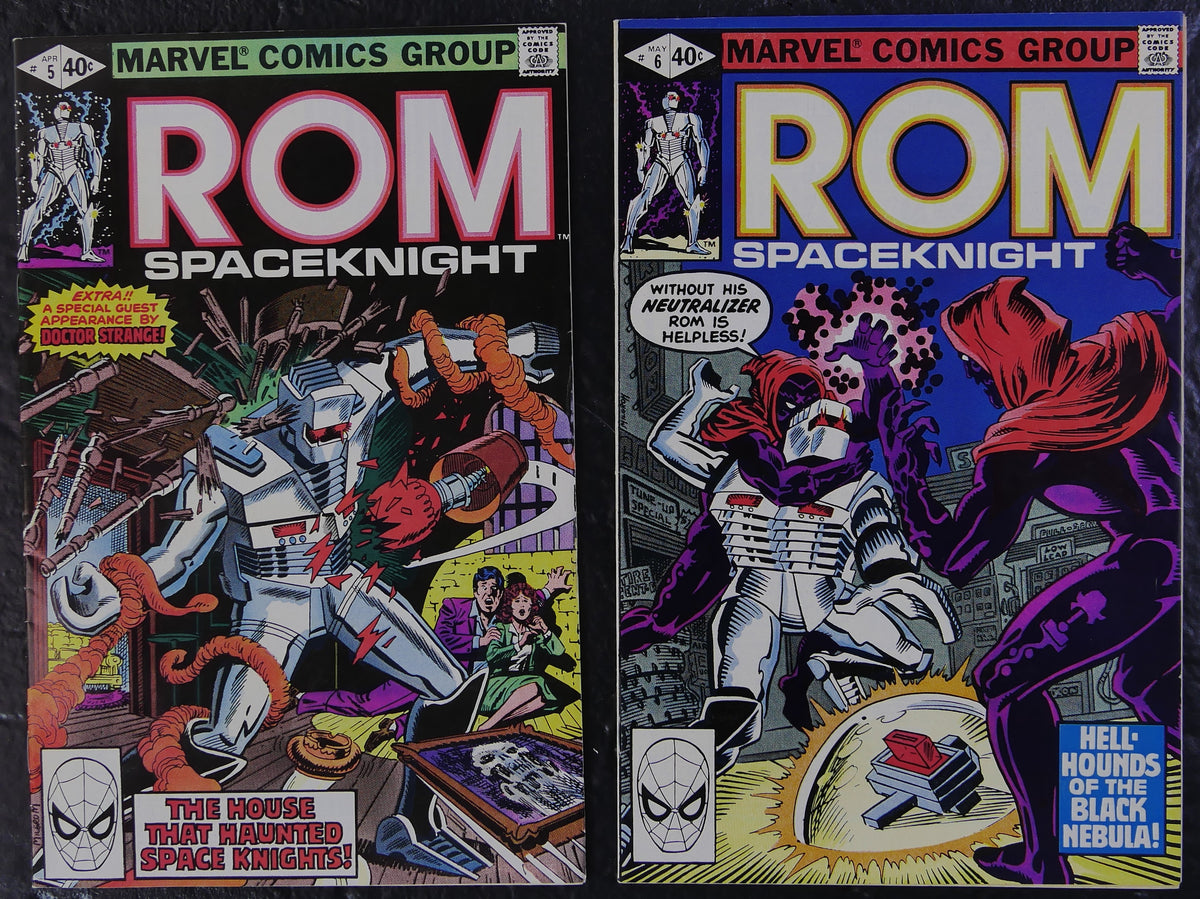 ROM #5-9 Sal Buscema Art Doctor Strange Marvel 1980 5-Comic Lot