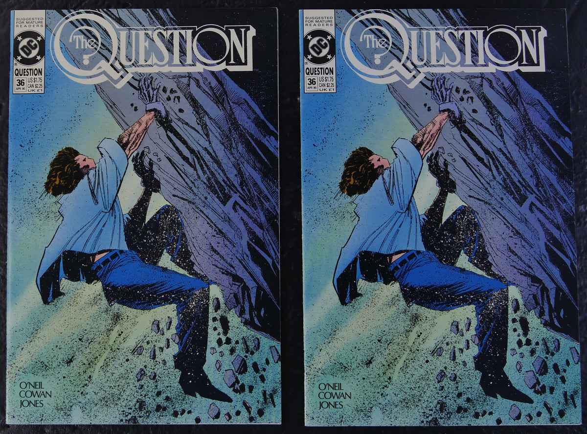The Question #32 #34 #36 x2 4-Comic Bundle DC 1989-1990