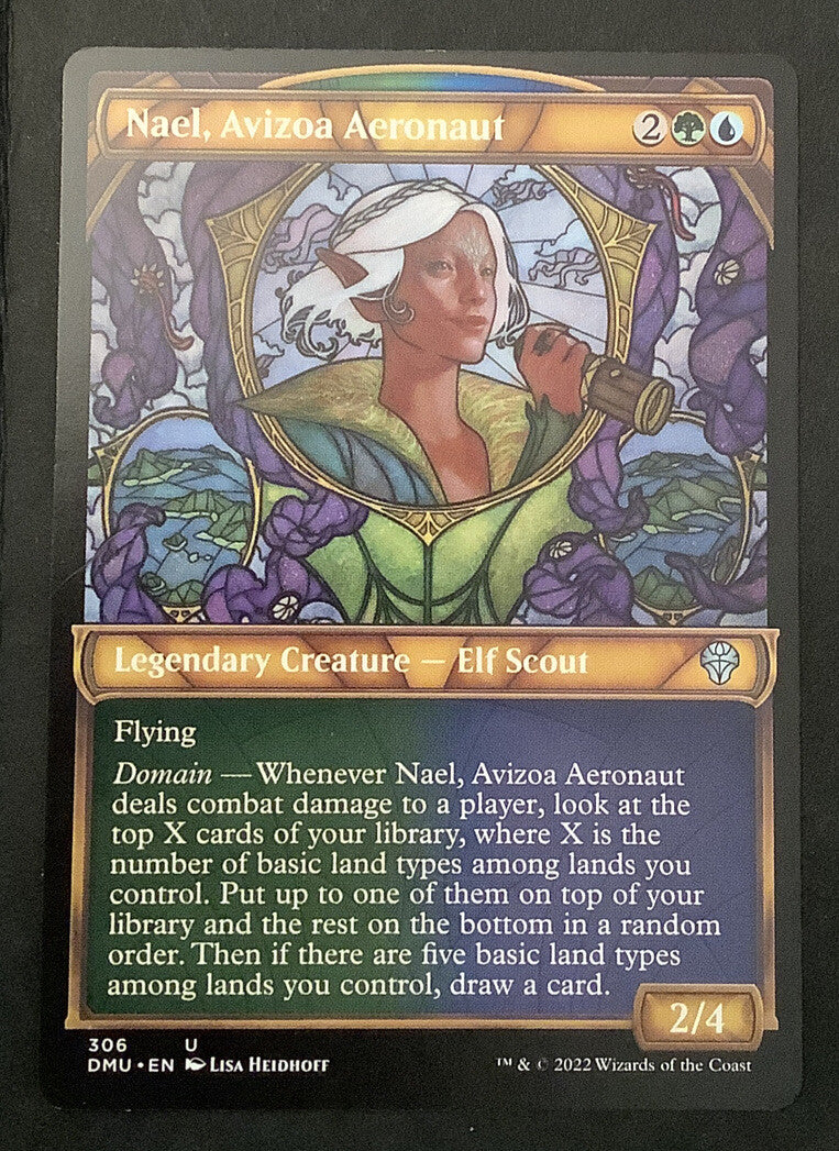 MTG DMU: X2 Nael, Avizoa Aeronaut (Legendary Creature) Showcase 306