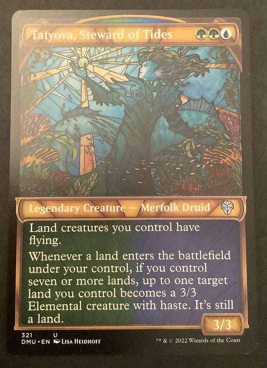 Tatyova Steward of Tides MTG Dominaria United legendary creature card
