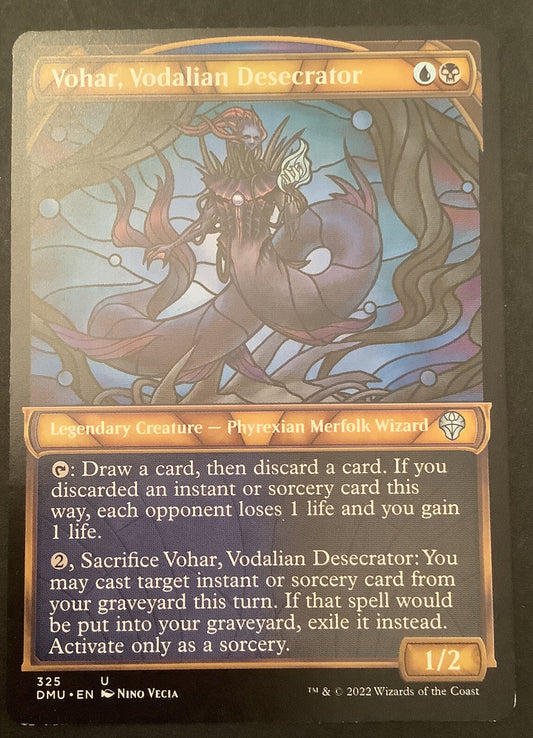 Vohar Vodalian Desecrator MTG Dominaria United showcase legendary creature card
