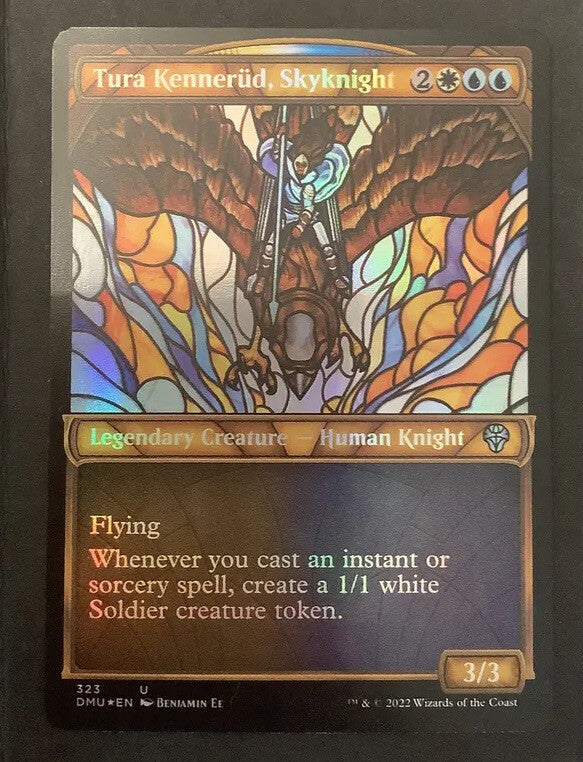 Tura Kennerüd, Skyknight Showcase DMU #323 Regular Finish from Dominaria United.