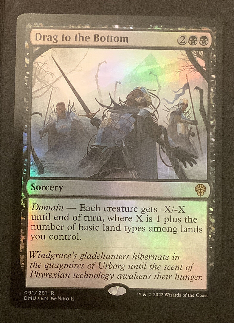 MTG Drag to the Bottom Dominaria United 091/281 Foil