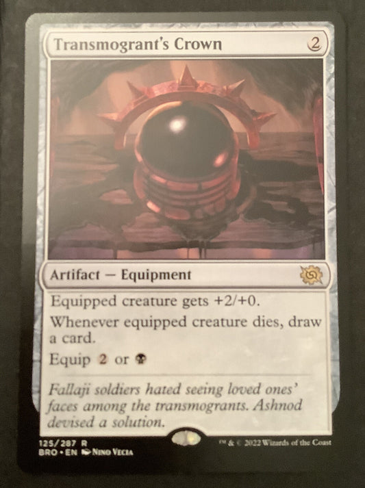Transmogrant’s Crown BRO 125 regular MTG card front
