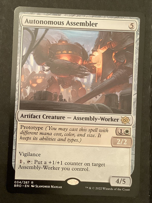 Autonomous Assembler BRO #34 from The Brothers' War.