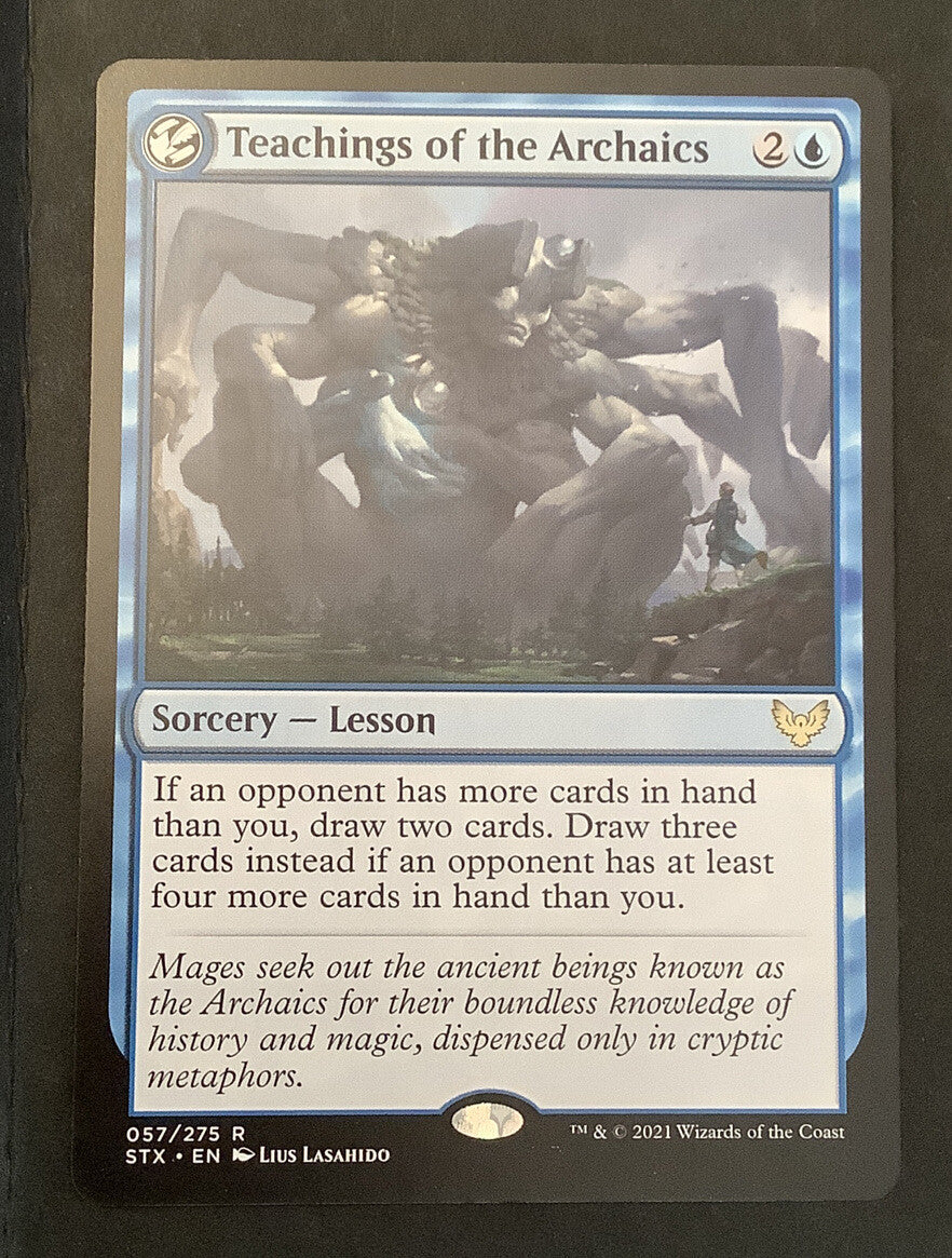 Teachings of the Archaics STX 057 MTG card from DM Vault Co.