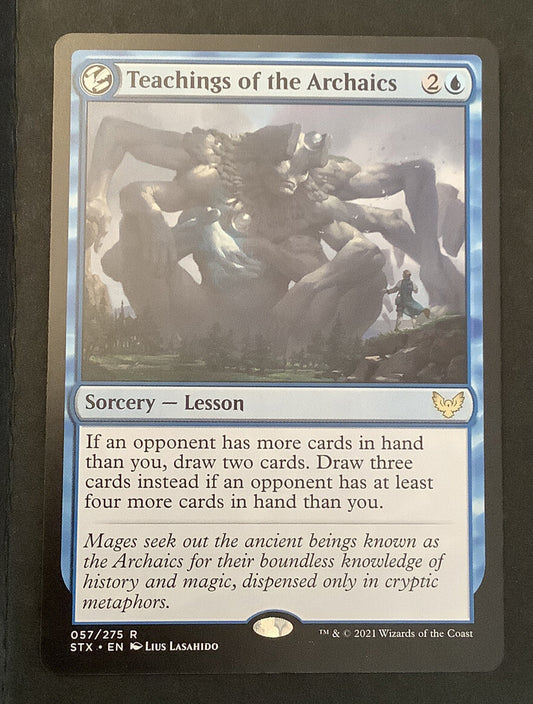 Teachings of the Archaics STX 057 MTG card from DM Vault Co.