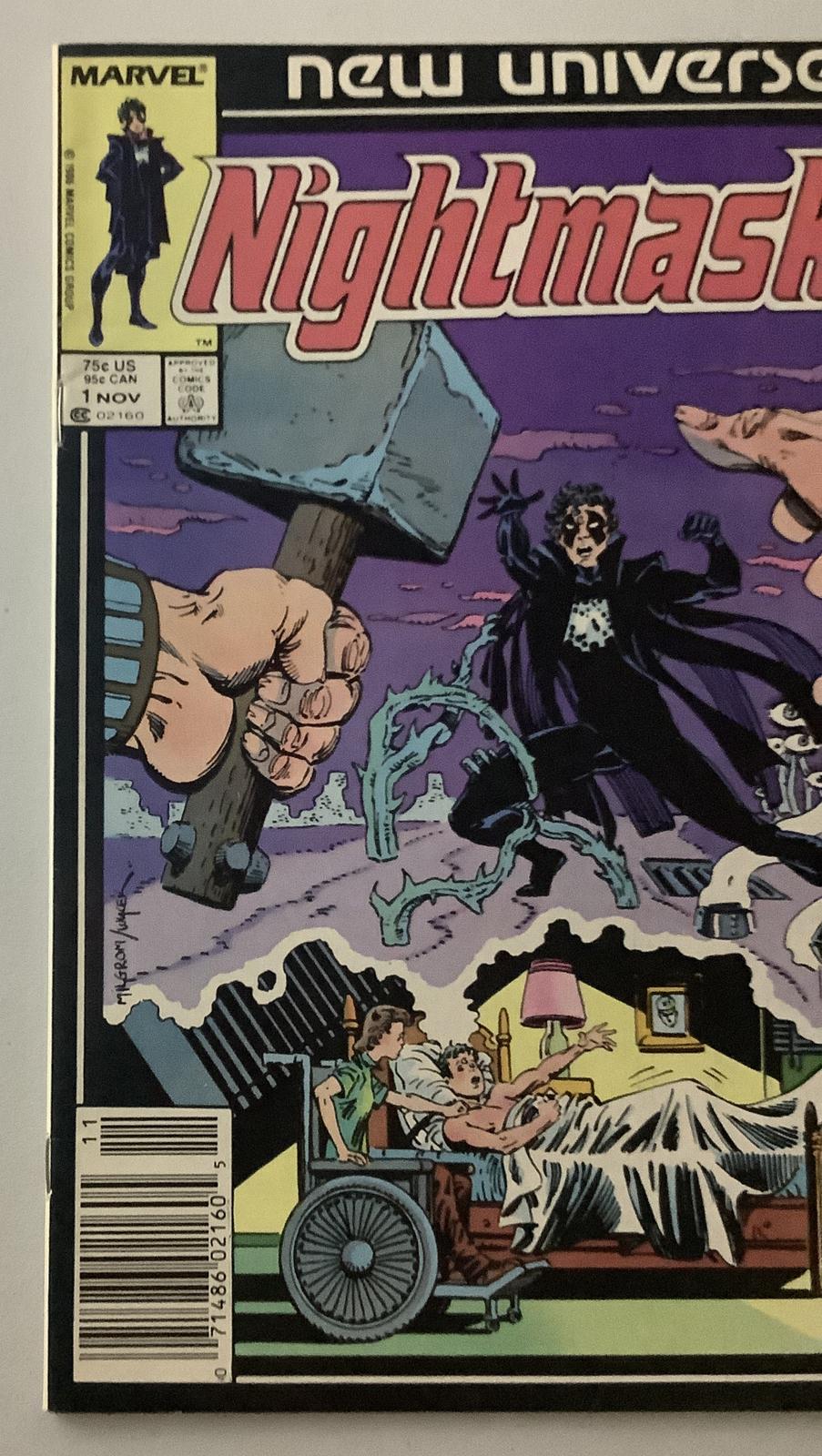 Nightmask #1 Marvel Comic 1986 New Universe Debut