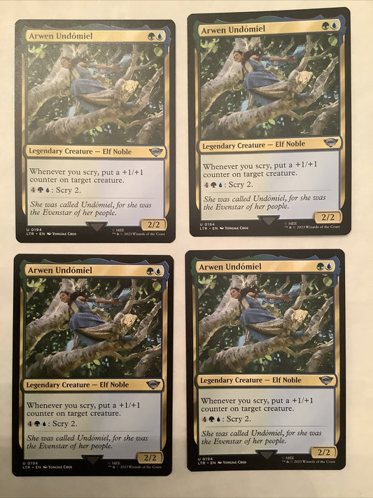 Arwen Undomiel LOTR 0194 Legendary Elf Noble MTG
