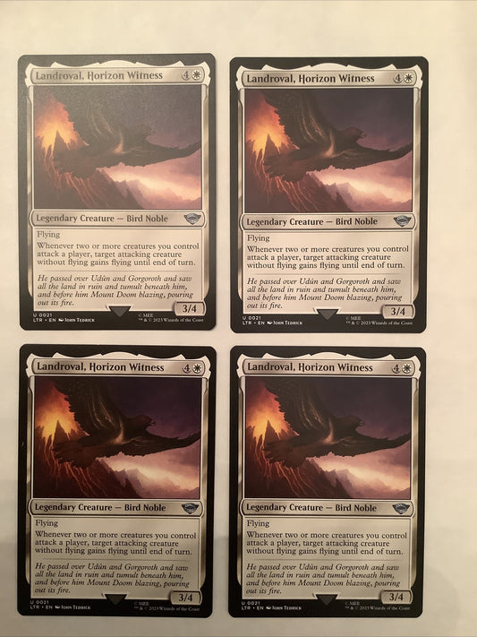 Landroval Horizon Witness MTG LTR 021 playset flying bird noble DM Vault Co