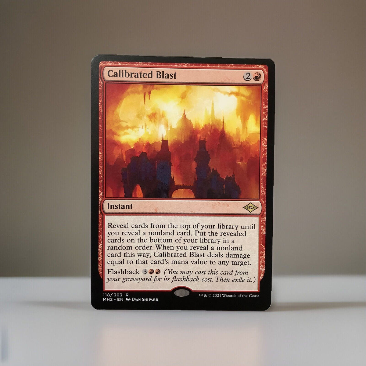 Calibrated Blast MH2 118 Regular MTG card DM Vault Co.
