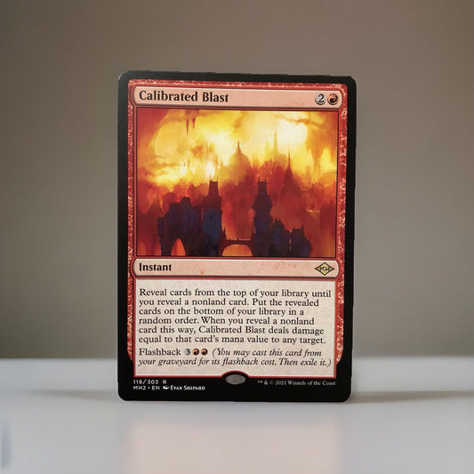 Calibrated Blast MH2 118 Regular MTG card DM Vault Co.