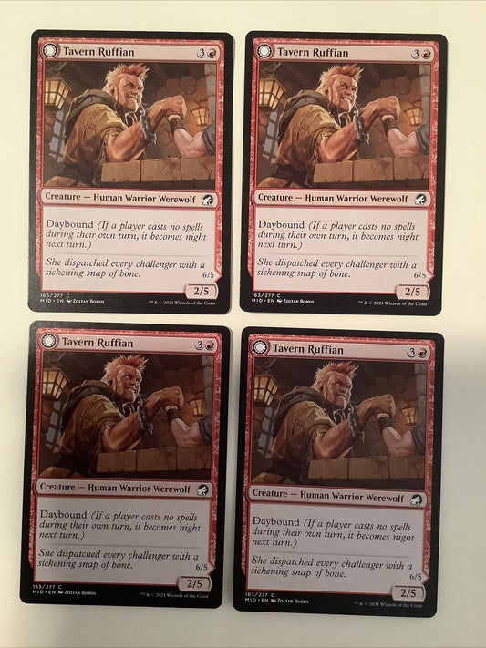 Tavern Ruffian Tavern Smasher Magic the Gathering card Innistrad Midnight Hunt
