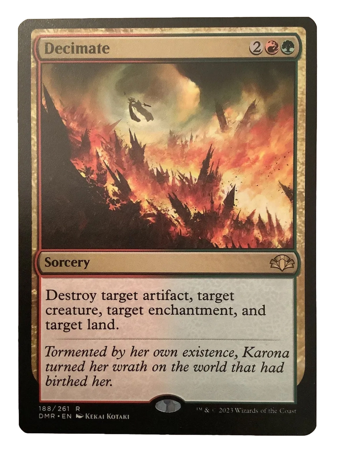 Decimate DMR 188 MTG Card DM Vault Co