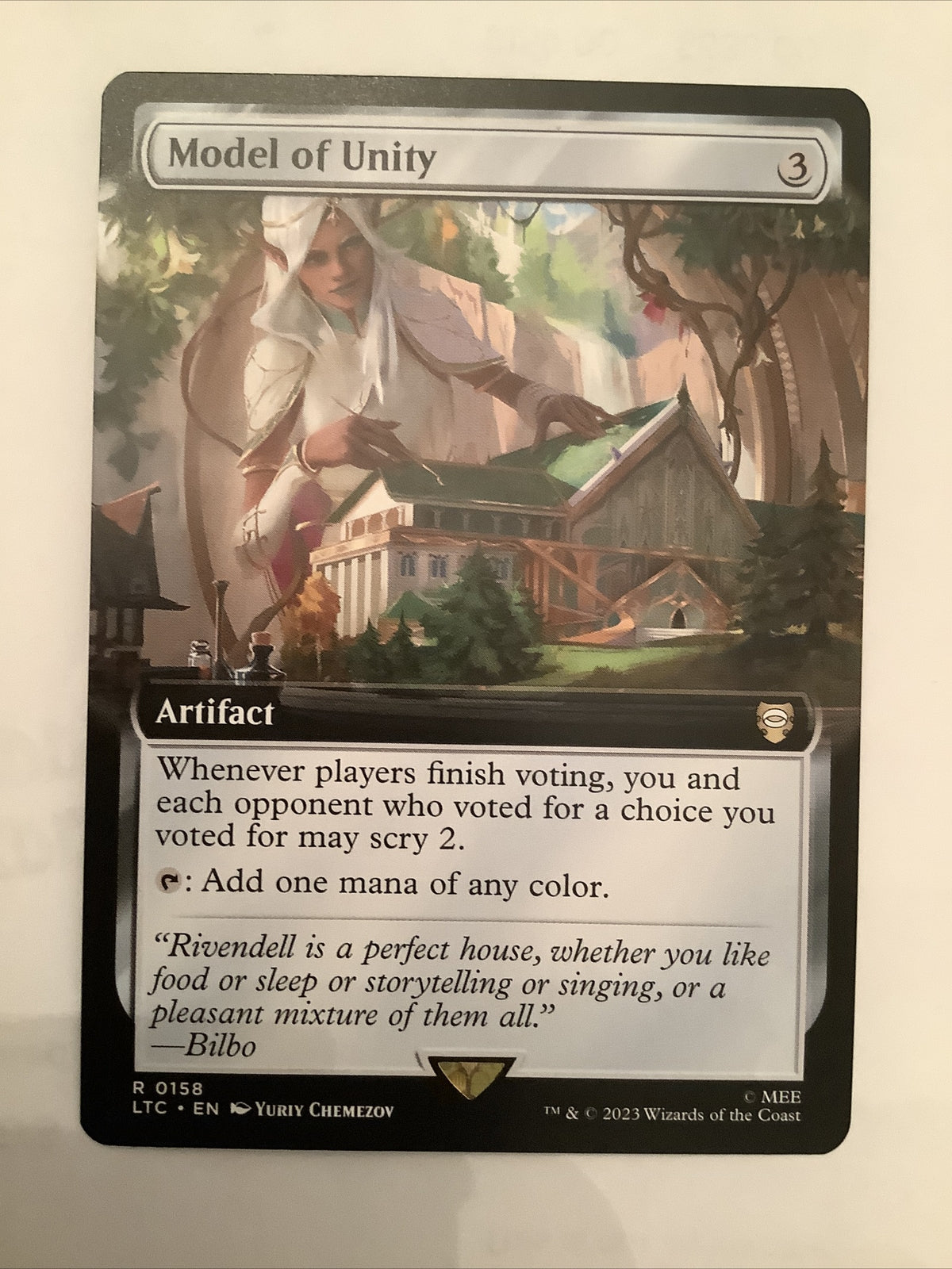 Model of Unity — Lord of the Rings Tales of Middle-earth — Extended Art Rare — 158
