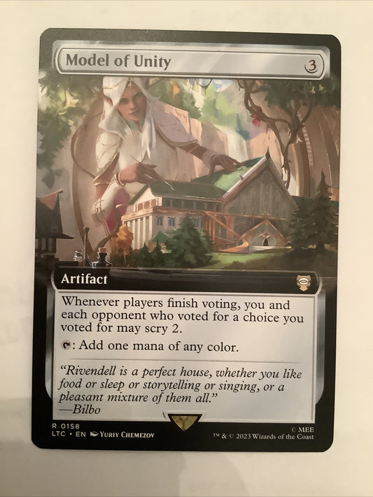 Model of Unity — Lord of the Rings Tales of Middle-earth — Extended Art Rare — 158
