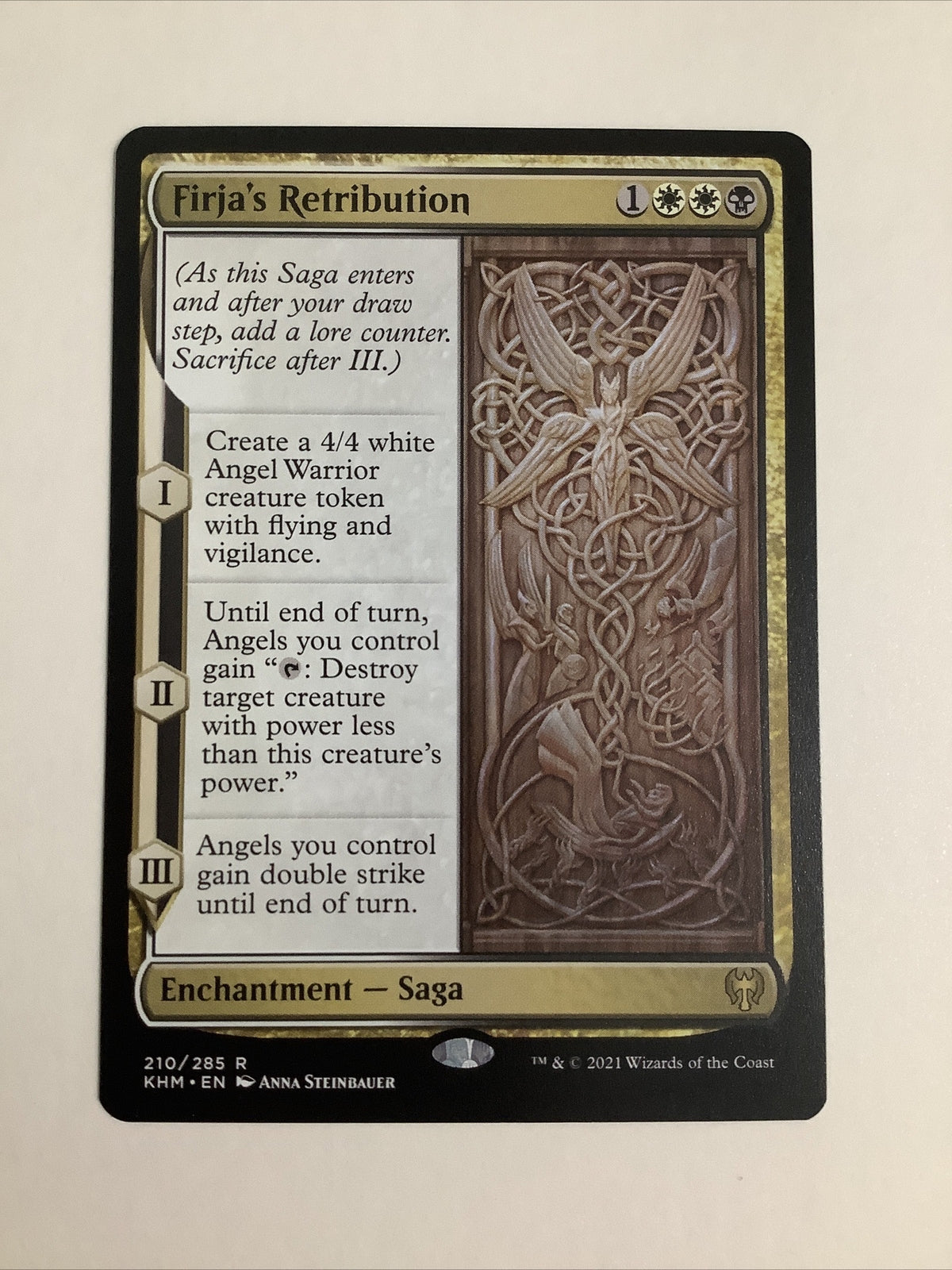 Firja's Retribution KHM 210 regular finish MTG card