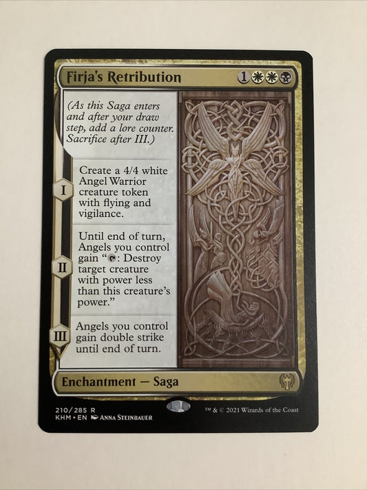 Firja's Retribution KHM 210 regular finish MTG card