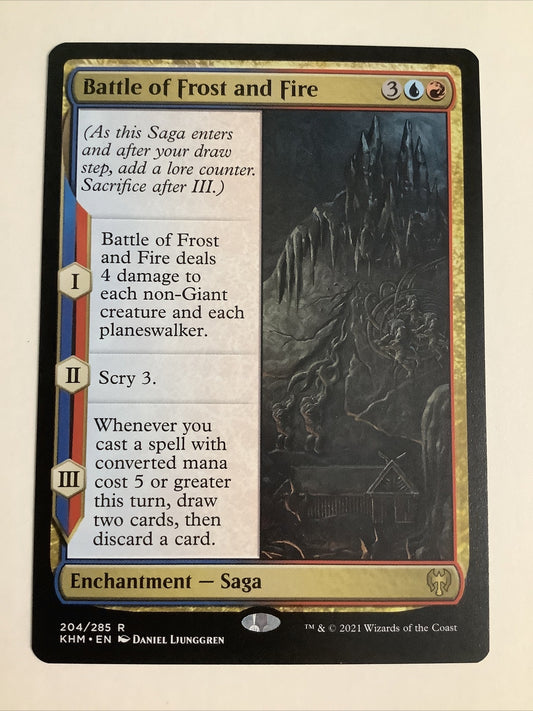 Battle of Frost and Fire — Kaldheim — Regular Rare — DM Vault Co.
